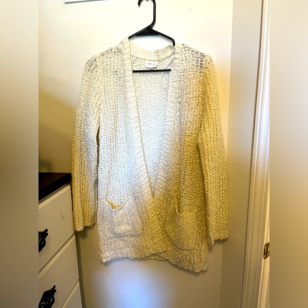 Chunky knit cardigan